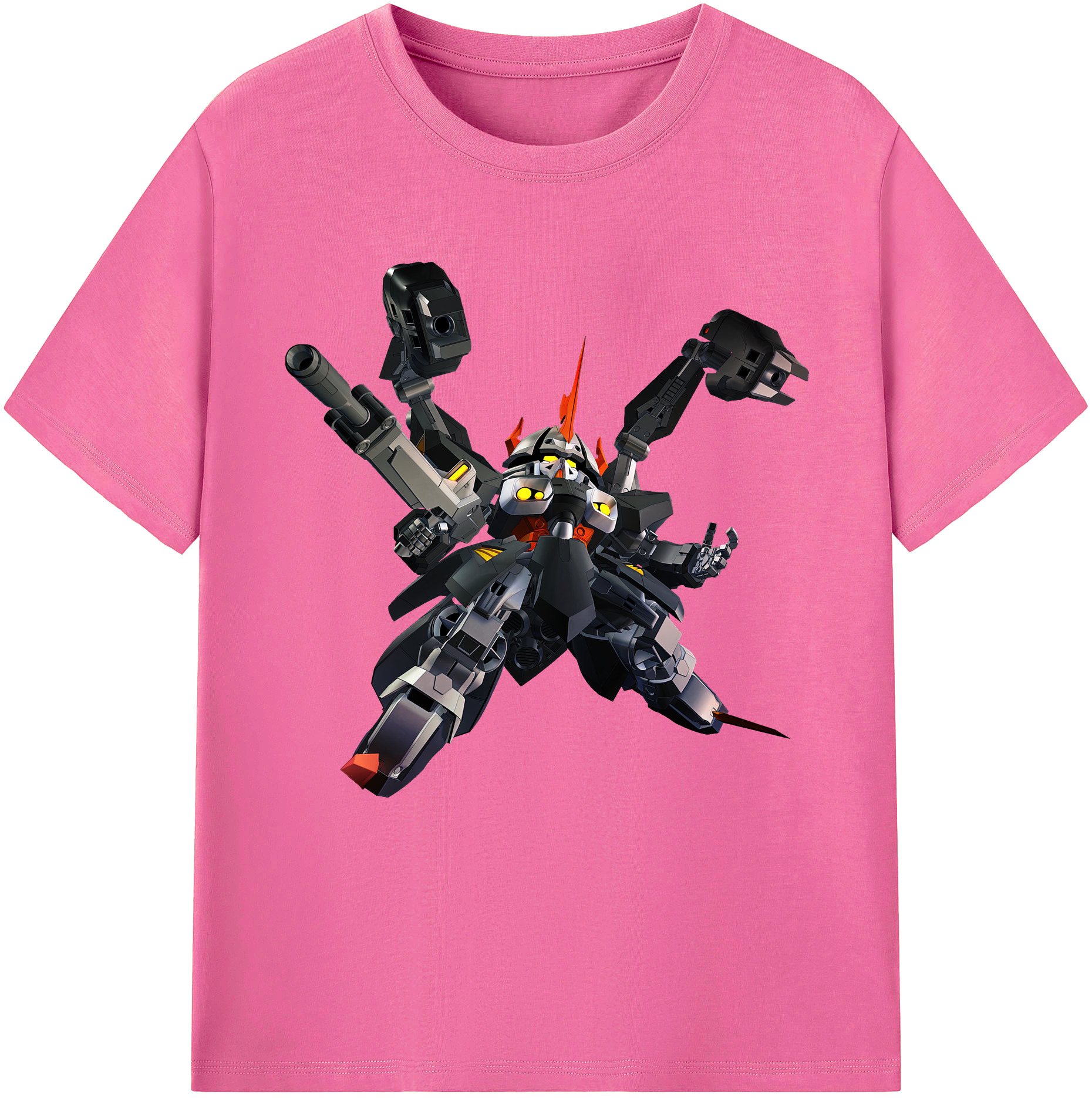 （画像用） 機動戦士ガンダム Mobile Suit Gundam レディースカジュアルプリントTシャツ（綿100％）